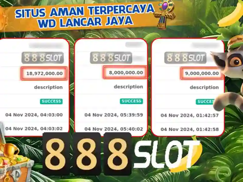 888slot: Trải nghiệm slots trực tuyến đáng tin cậy